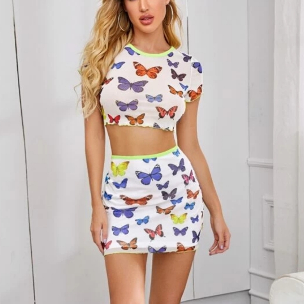 Butterfly Two Piece Set